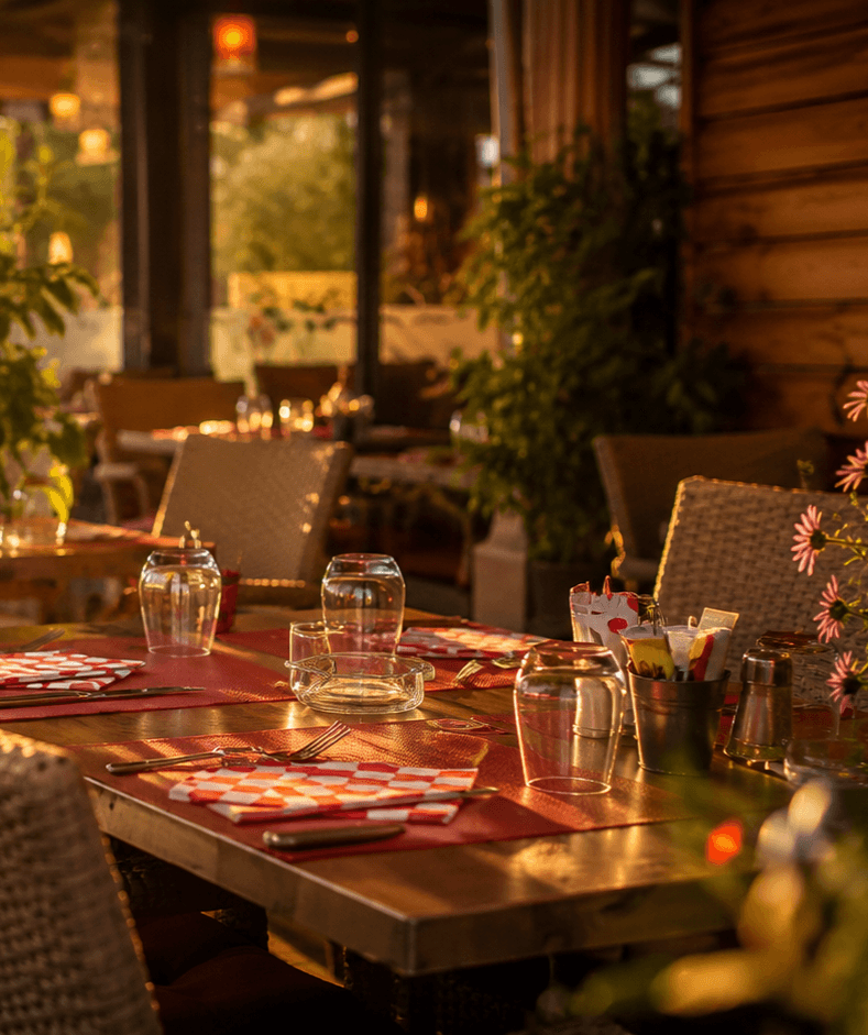 La terrasse du restaurant San Antonia