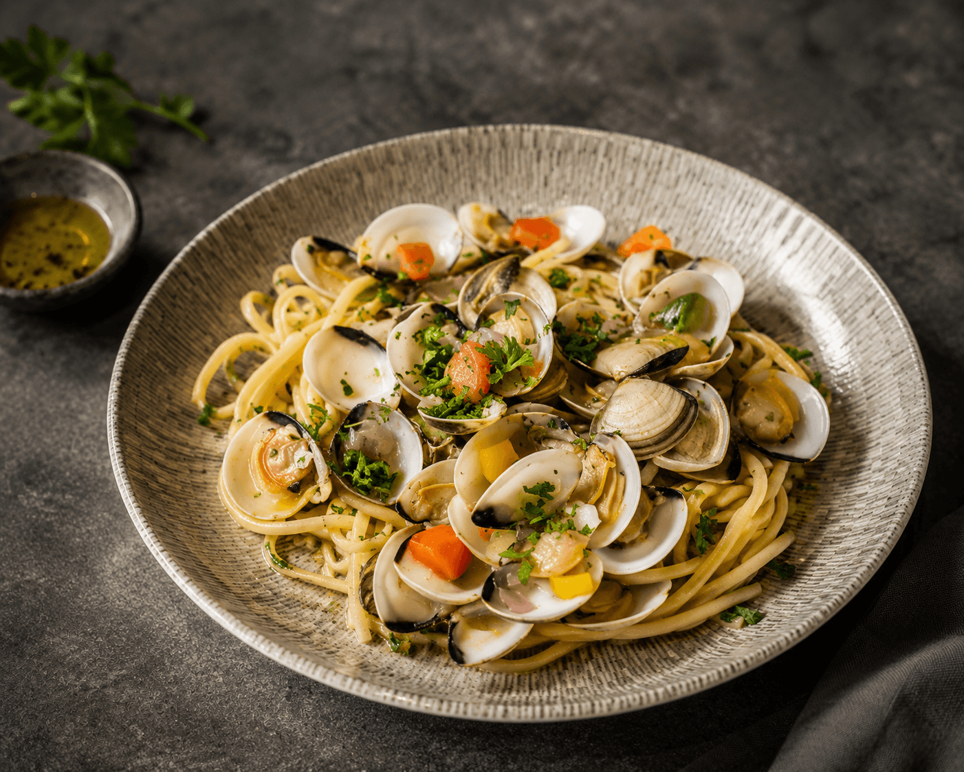 Plat de pâtes italiennes